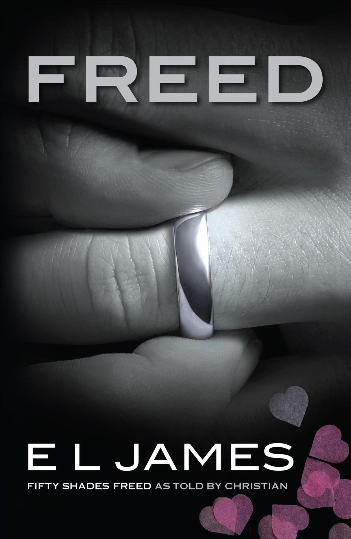 B-format paperback of Fifty Shades Freed, exploring love and turmoil in Christian Grey's journey, published by Random House UK.