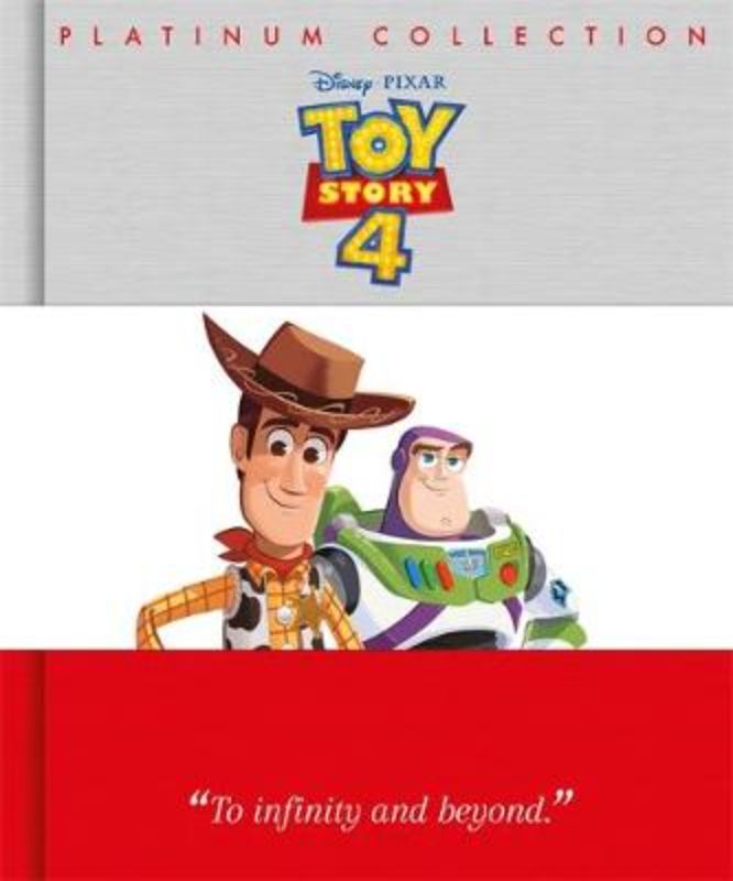Hardback picture book featuring Toy Story 4, showcasing Woody and Buzz's adventures with vibrant illustrations and engaging stories.
