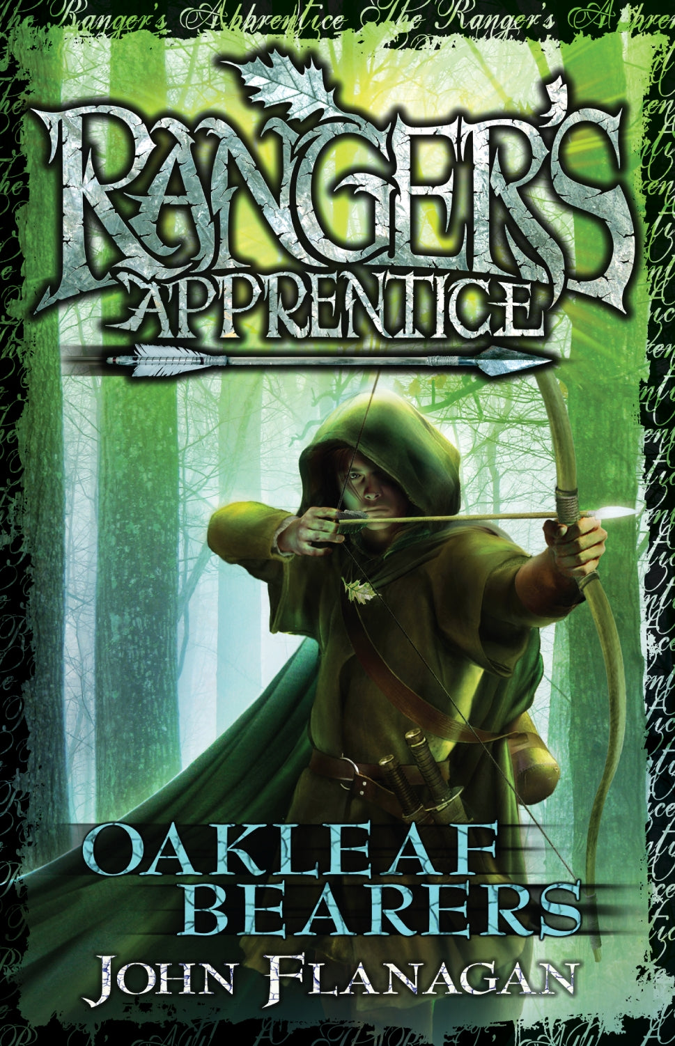 Cover of 'Ranger's Apprentice 4: Oakleaf Bearers', showcasing adventure, friendship, and epic battles against the Temujai.