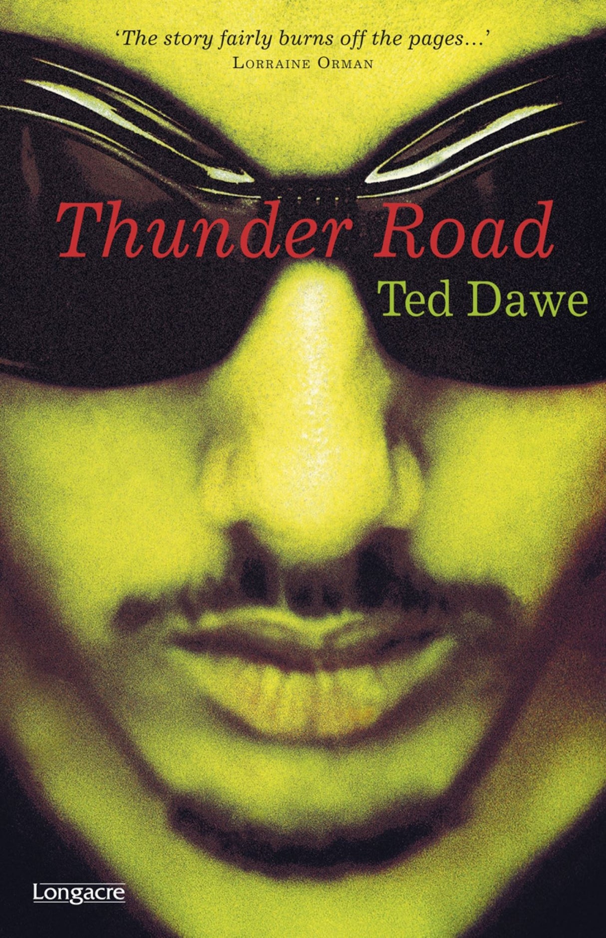 "Cover of 'Thunder Road', a thrilling YA novel about street racing, loyalty, and adventure in Auckland."