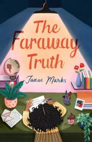 Book cover of 'The Faraway Truth' featuring a young girl navigating a mysterious journey to uncover family secrets.