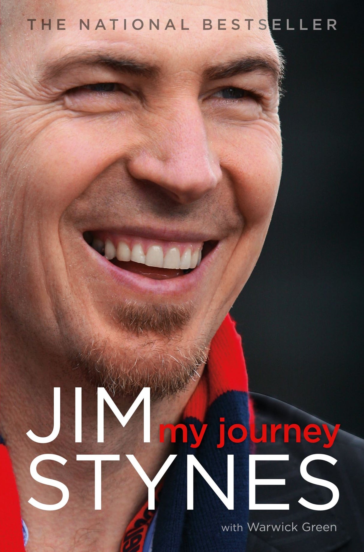 Cover of *My Journey*, a memoir by Jim Stynes about resilience and courage in facing cancer.