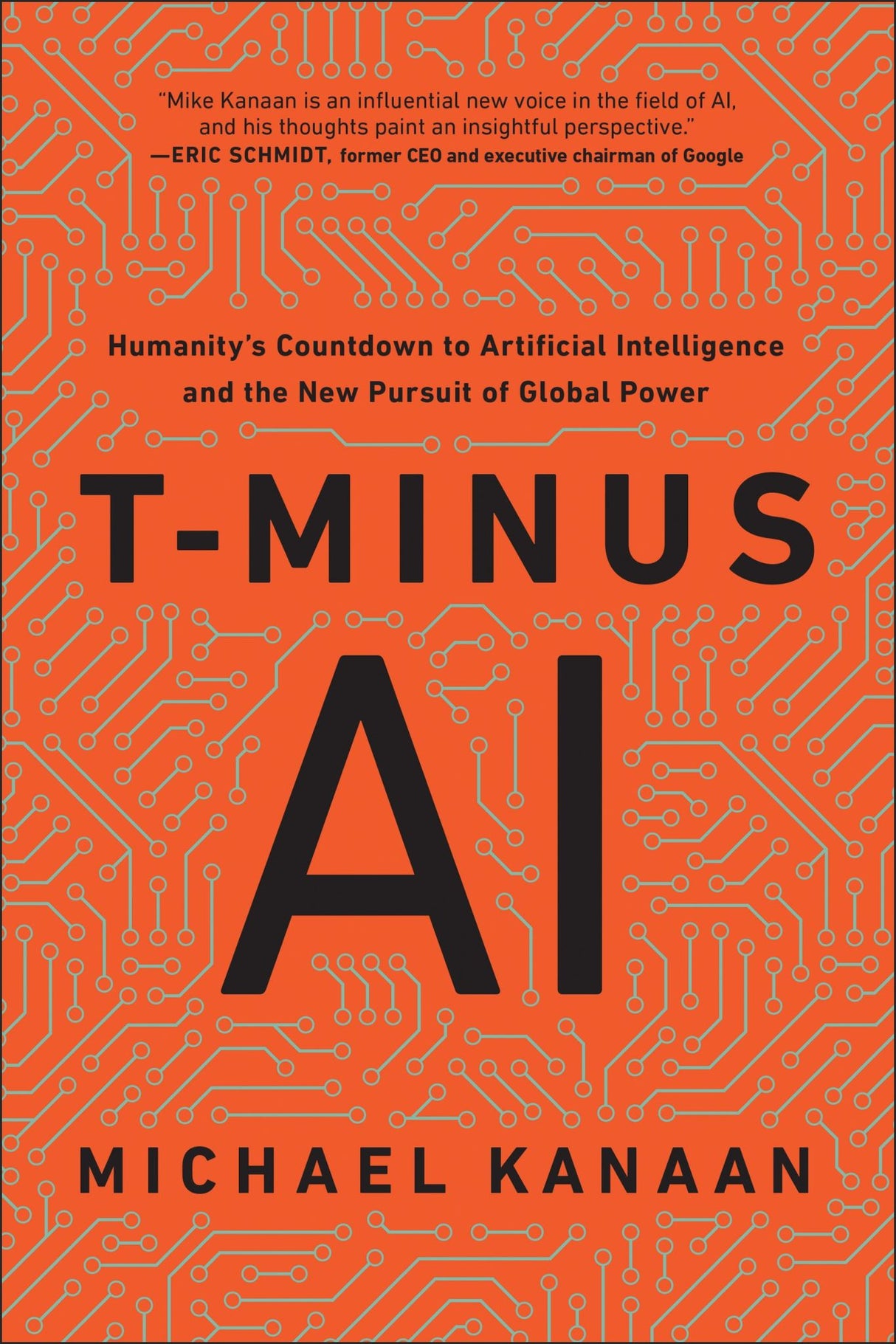 T-Minus AI book cover, showcasing insights on artificial intelligence's impact, innovations, and ethical considerations.