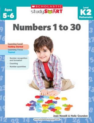 Engaging workbook for kids K2, focusing on numbers 1-30 with tracing, counting, and vibrant illustrations for hands-on learning.
