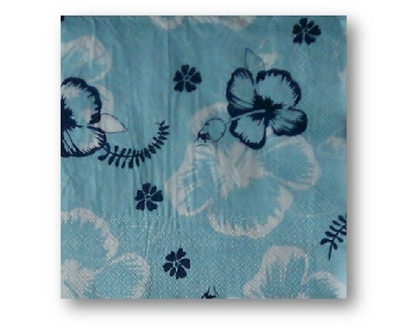 Elegant hibiscus-patterned napkins in packs of 120, perfect for special occasions and everyday dining.