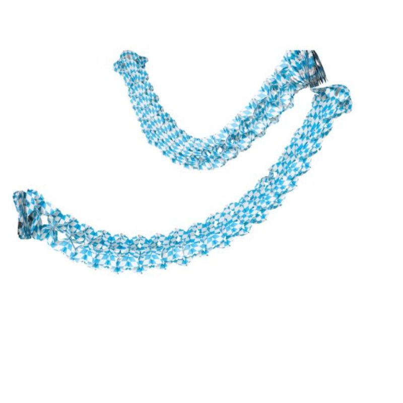 Vibrant Oktoberfest Paper Garland, 25cm x 10m, featuring traditional designs for festive decor at any celebration.