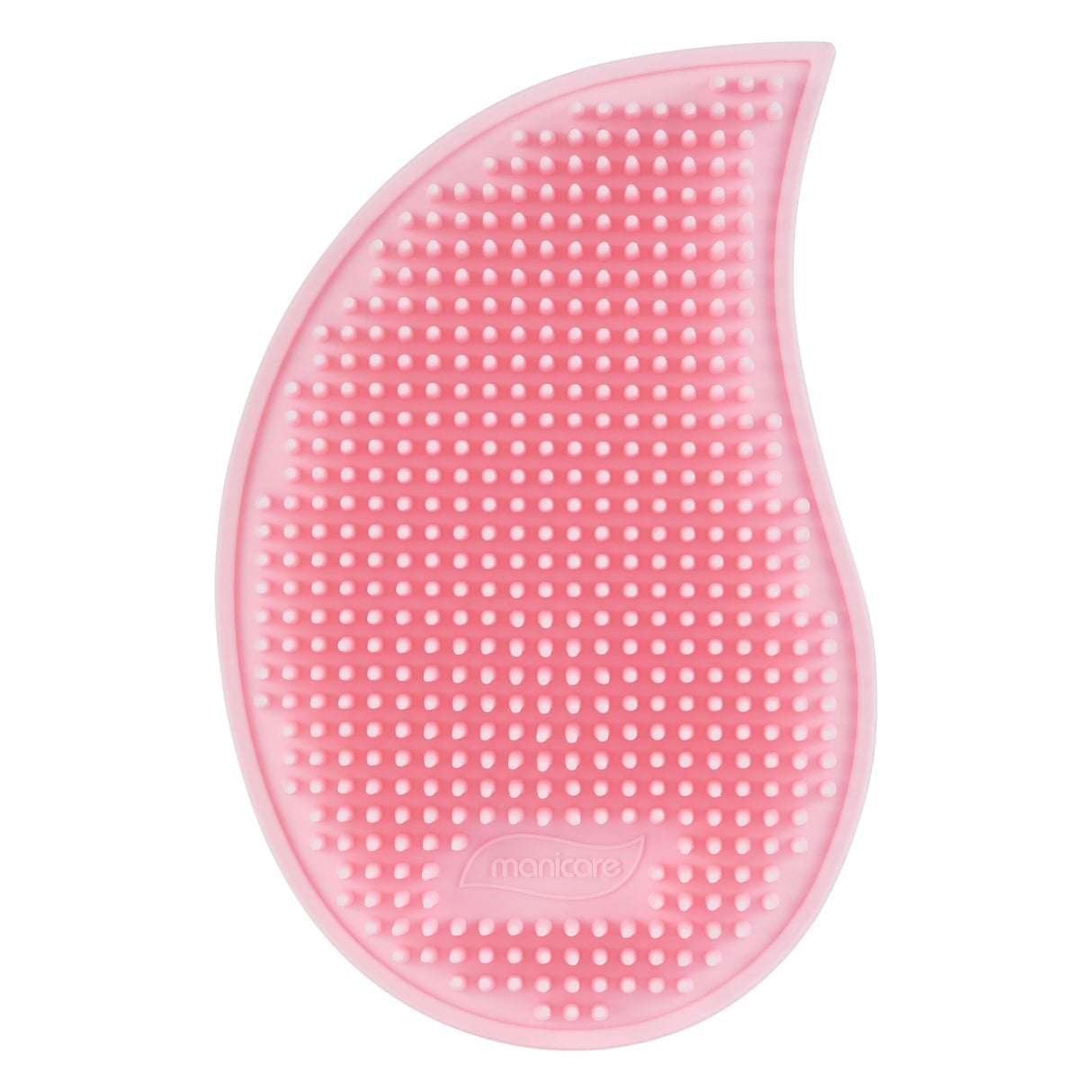 Manicare SensiScrub™ 3-in-1 Wet Body Brush with silicone bristles for gentle cleansing, exfoliation, and massage for glowing skin.