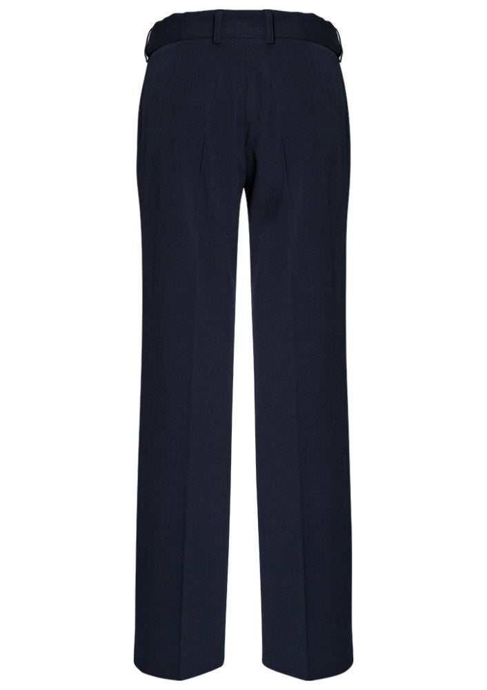 Advatex Ladies Navy Pants with adjustable waist, deep pockets, and tailored design for comfort in professional settings.