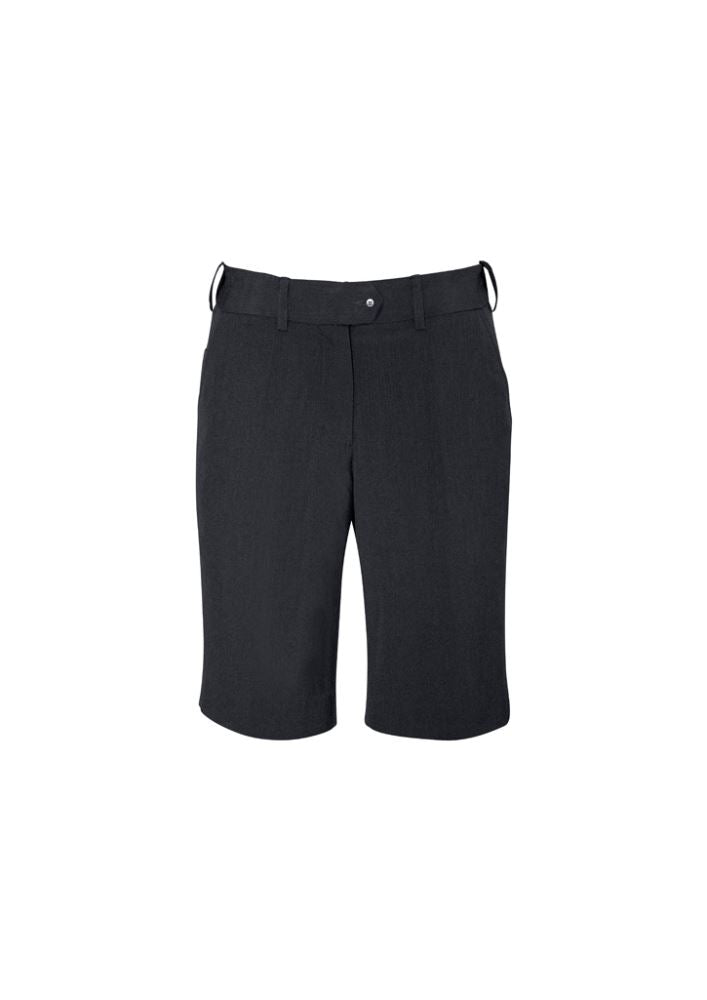 Charcoal adjustable waist shorts by Advatex, designed for comfort and style, perfect for health care professionals.