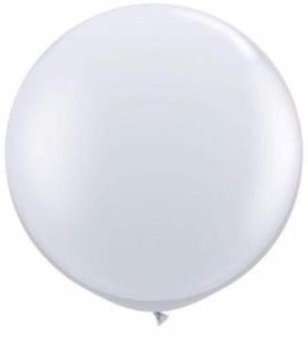 Balloons - 60cm Jewel Diamond Clear Round  - Pack of 4