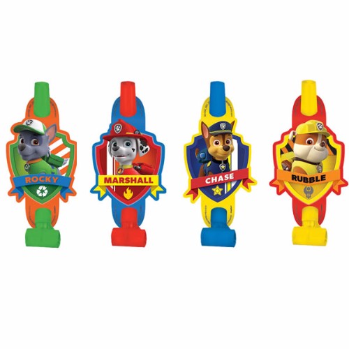 Paw Patrol Blowouts & Medallions - Pack of 8