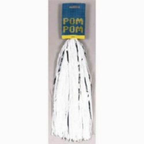 Soft white pom pom for home decor and crafts, perfect for embellishing and adding a playful touch to any DIY project.