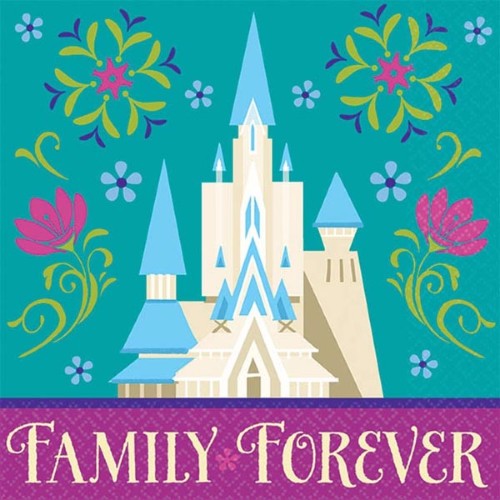 Vibrant 2-ply Frozen Beverage Napkins in a pack of 16, perfect for mess-free entertaining with icy drinks.