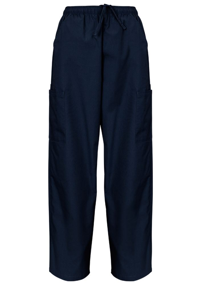 Advatex unisex navy scrub pants in XXS, featuring a loose fit for comfort and mobility for healthcare professionals.