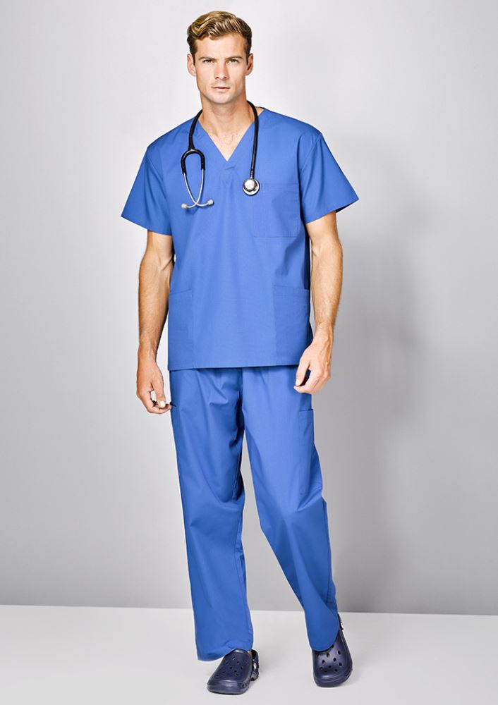 Unisex Royal blue Advatex scrub pants in 3XL, crafted for comfort and functionality in healthcare settings.
