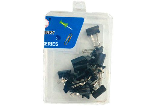 Durable 15mm Bulldog Clips in packs of 6, perfect for organizing documents at home, school, or office.