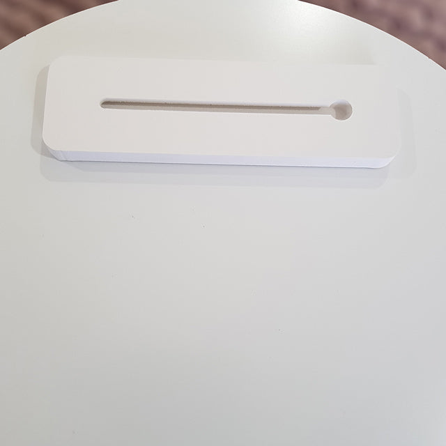 Colorful ACM Circle Tractor wall art, 30cm, perfect for children's nurseries and bedrooms, featuring easy hanging block on the back.