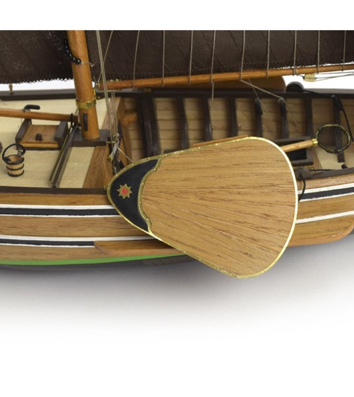 Wooden Ship & Fittings - Botter