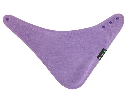 Vibrant purple adult bandana made of cotton, featuring waterproof protection and adjustable fit for versatile use.