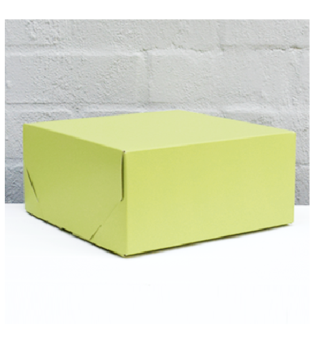 Aleo Green gift box, 305x305x127mm, versatile two-piece design for all items, excellent for special occasions, set of 10.