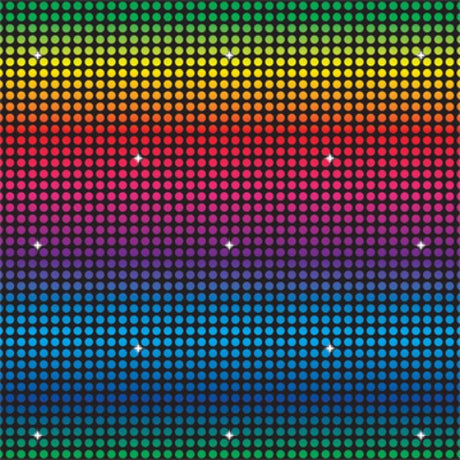 Vibrant Backdrop Wall Disco Scene Setter featuring disco ball designs, perfect for creating a festive party atmosphere.