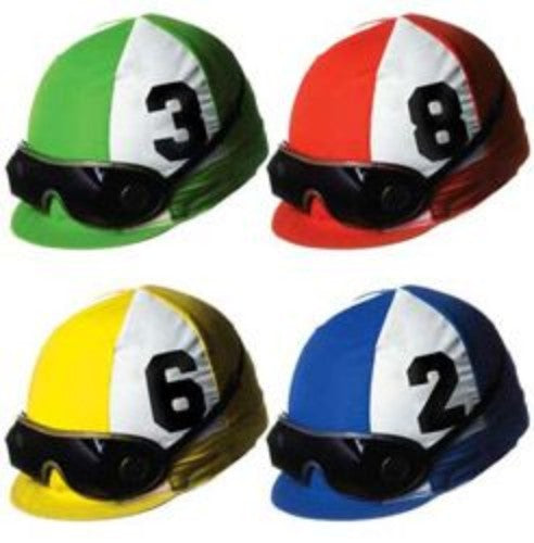 Cutouts Jockey Helmet - Pack of 4
