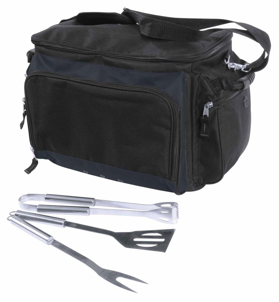Premium Tailgate Cooler with superior insulation, ideal for outdoor adventures, dimensions 54cm x 32cm x 27cm.