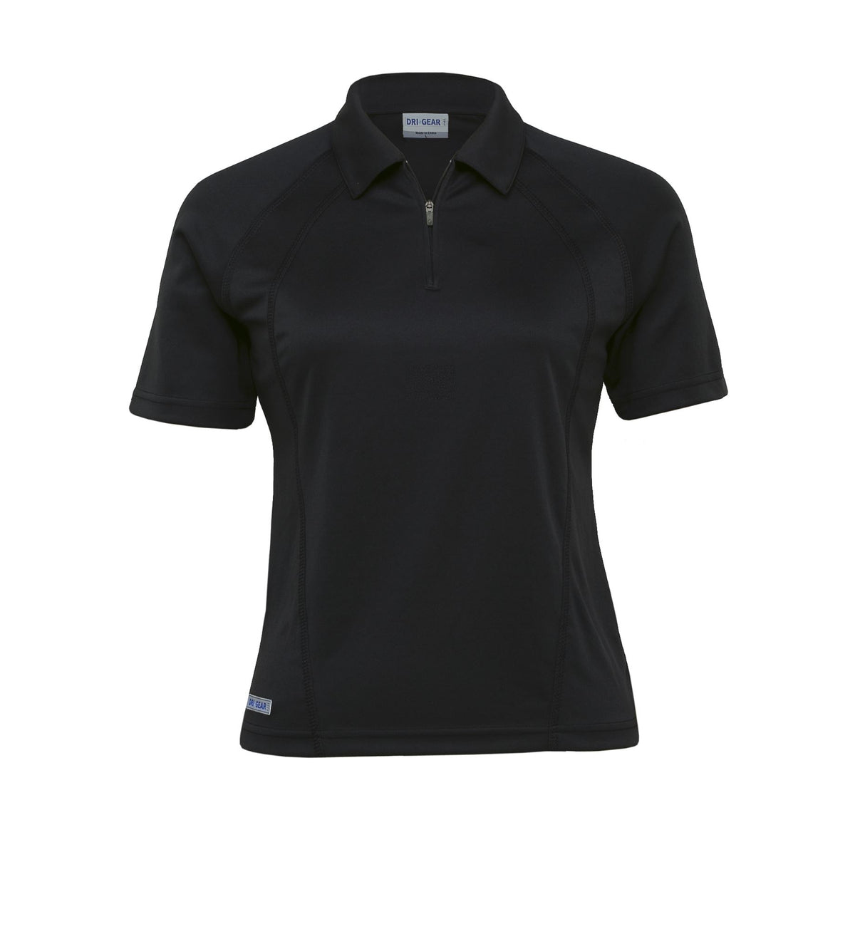 Women’s Dri Gear Active Polo in micro poly, moisture-wicking, UV protection, stylish design for active lifestyles.
