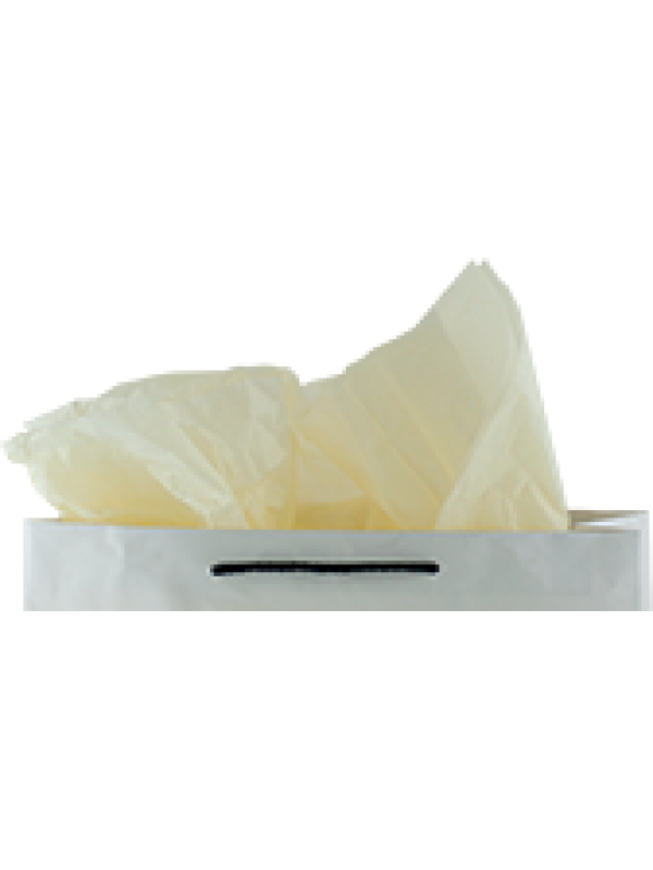Elegant VANILLA tissue paper pack of 480 sheets, perfect for gift wrapping and retail packaging while ensuring item protection.