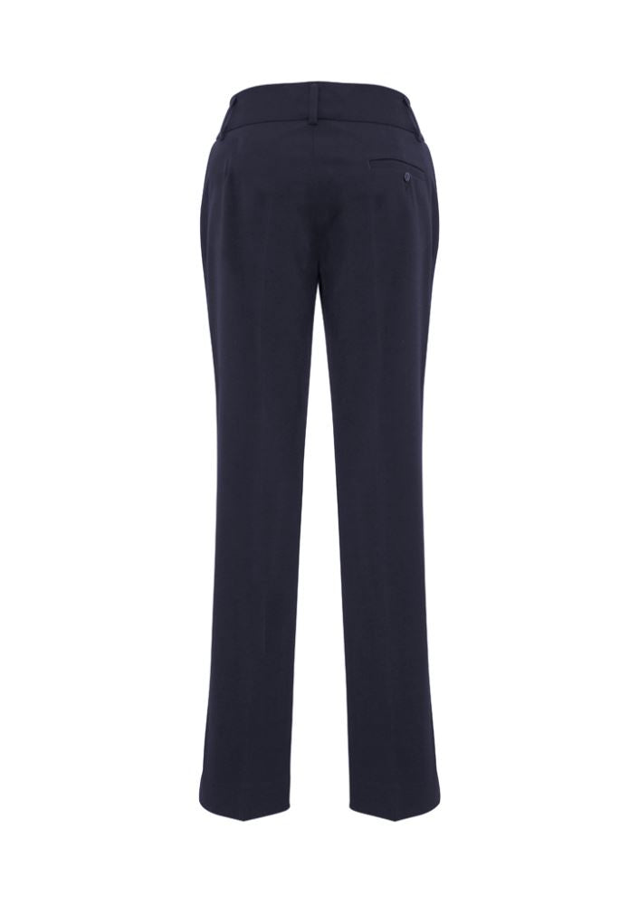Navy Ladies Eve Perfect Pant, Size 20, featuring 4-way stretch, mid-rise waist, and classic straight leg for stylish comfort.