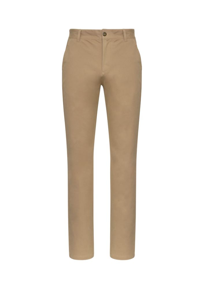 Men's dark stone Lawson Chino Pant, size 122, featuring a modern fit, tapered legs, and practical pockets for stylish comfort.