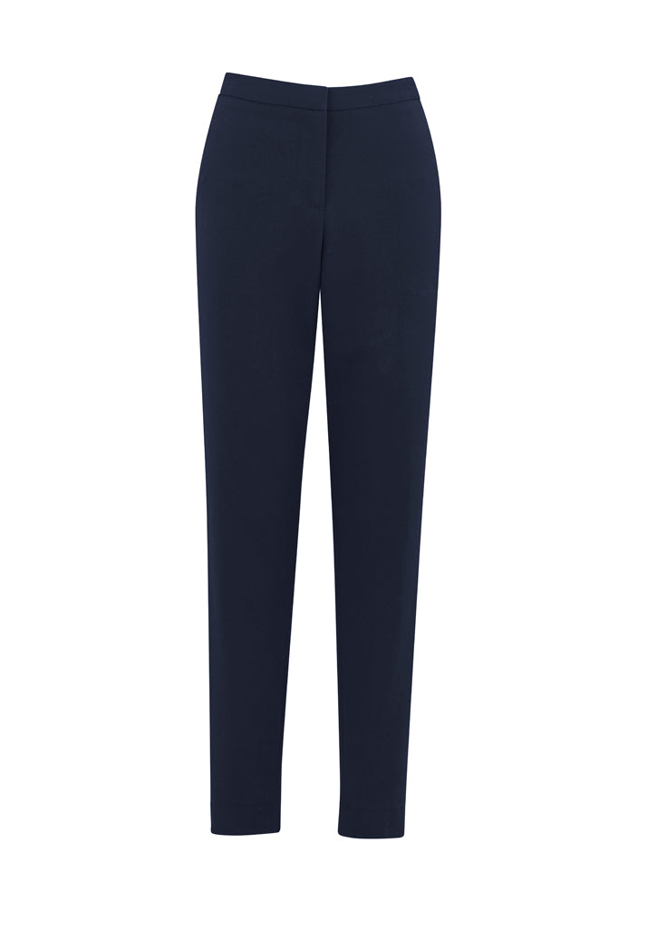 Ladies Remy Pant in navy, size 18, featuring 4-way stretch for comfort and a sleek slim leg design perfect for work or casual wear.