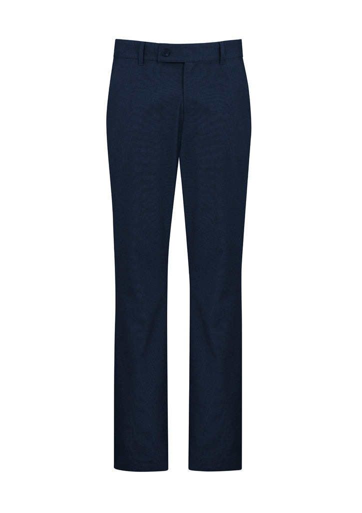 Navy Mens Barlow Pant in Size 122, featuring a modern fit, jacquard weave fabric, and practical pockets for versatile wear.