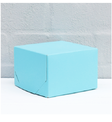 Aqua marine gift box set of 25, measuring 152 x 152 x 102mm, ideal for stylish packaging of various gifts.