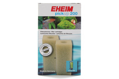 Eheim Pickup 200 cartridge 2pk for efficient aquarium filtration, featuring dual-layer design for crystal clear water.