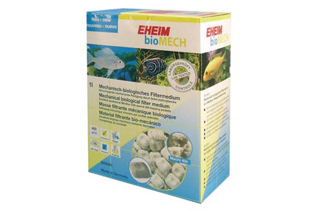 Eheim BioMech 1L filter medium combines mechanical and biological filtration for clear, healthy aquarium water.