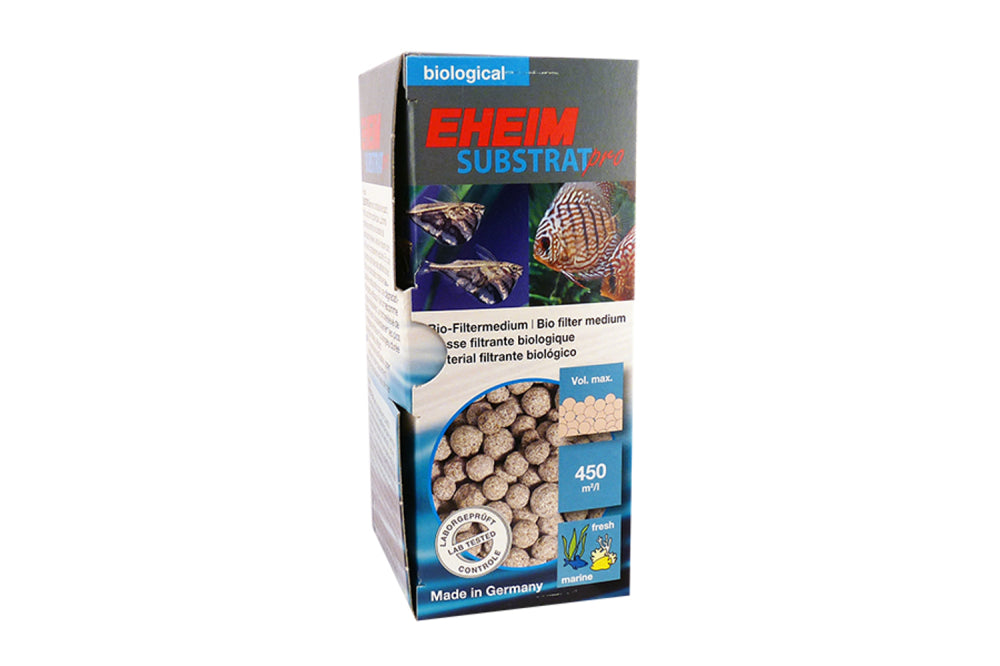 Aquatic Filter Media Substrat Pro 250ml: Biological filtration media enhances water quality by supporting beneficial bacteria for healthier aquariums.