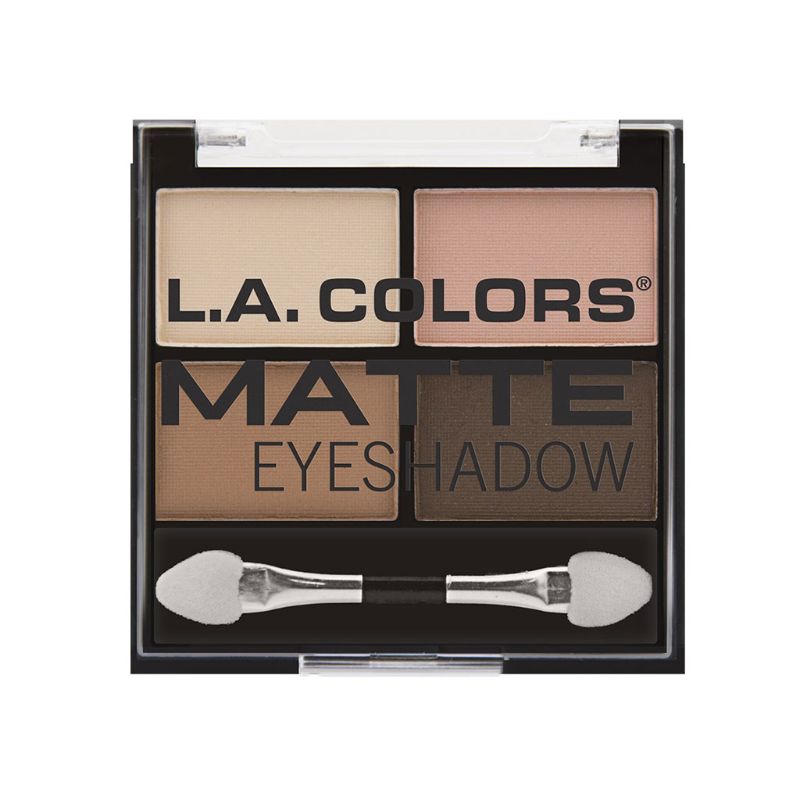 LA Colors 4 Color Matte Eyeshadow - Mattifying