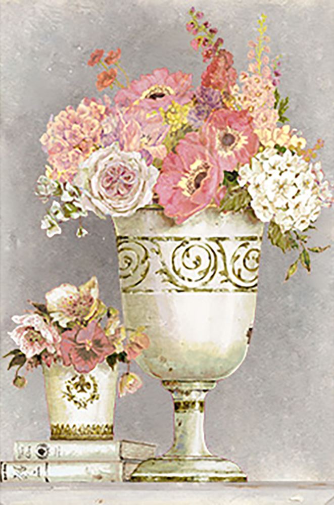 Stunning hand-embellished cotton canvas painting, vibrant colors, 600x1000mm, perfect for enhancing any space.