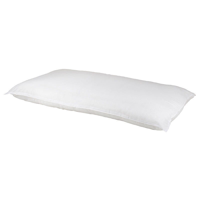 Standard Villa Basic Pillow: medium loft, breathable non-woven cover, ideal for all sleepers, durable and great value.