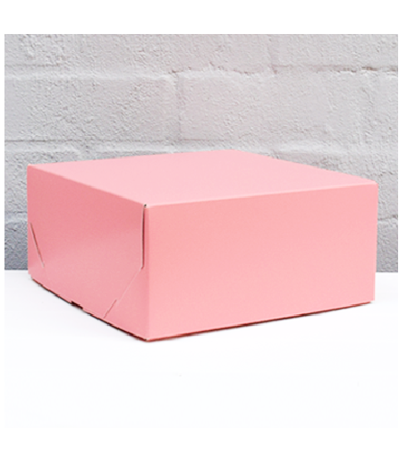 Coral gift box set of 10, 305 x 305 x 127mm, perfect for stylish packaging of gifts and secure storage.
