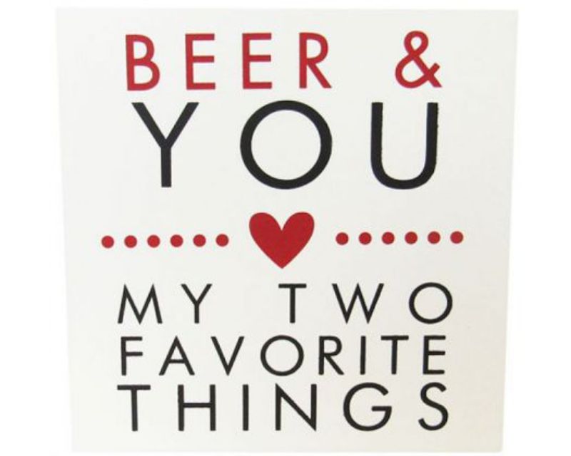 Wooden wall sign featuring the phrase "Beer You," perfect for home bars and decor, measuring 15 x 15 x 3 cm.
