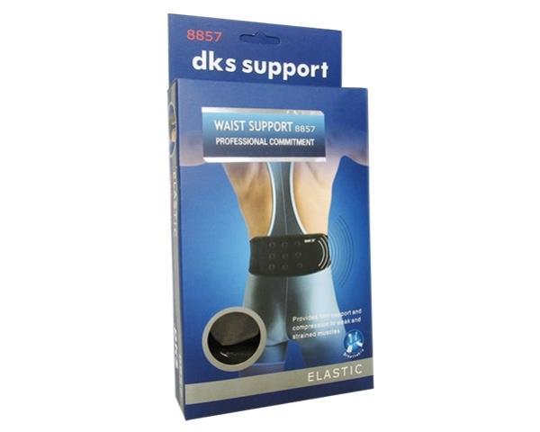 Premium waist support in elastic and neoprene for comfort, stability, and injury prevention during workouts or daily activities.