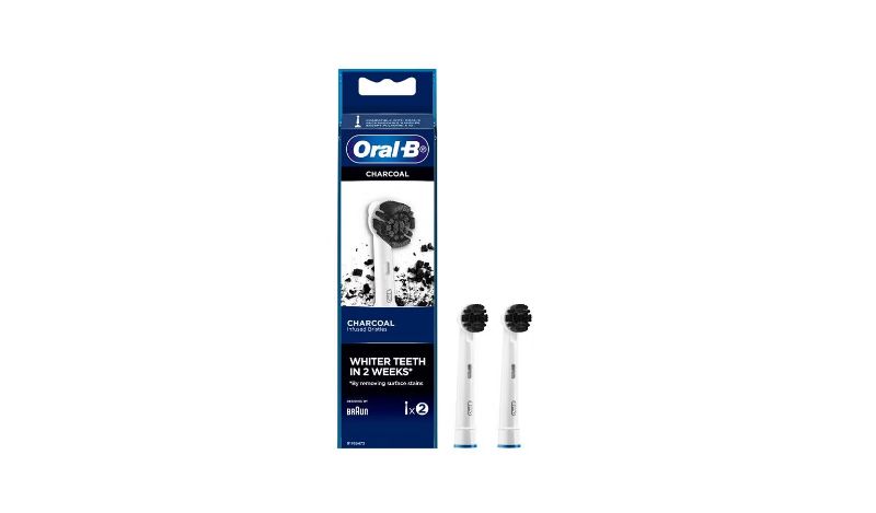 Charcoal infused Bristles - ORALB EB20CH-2 CHARCOAL (2PK)