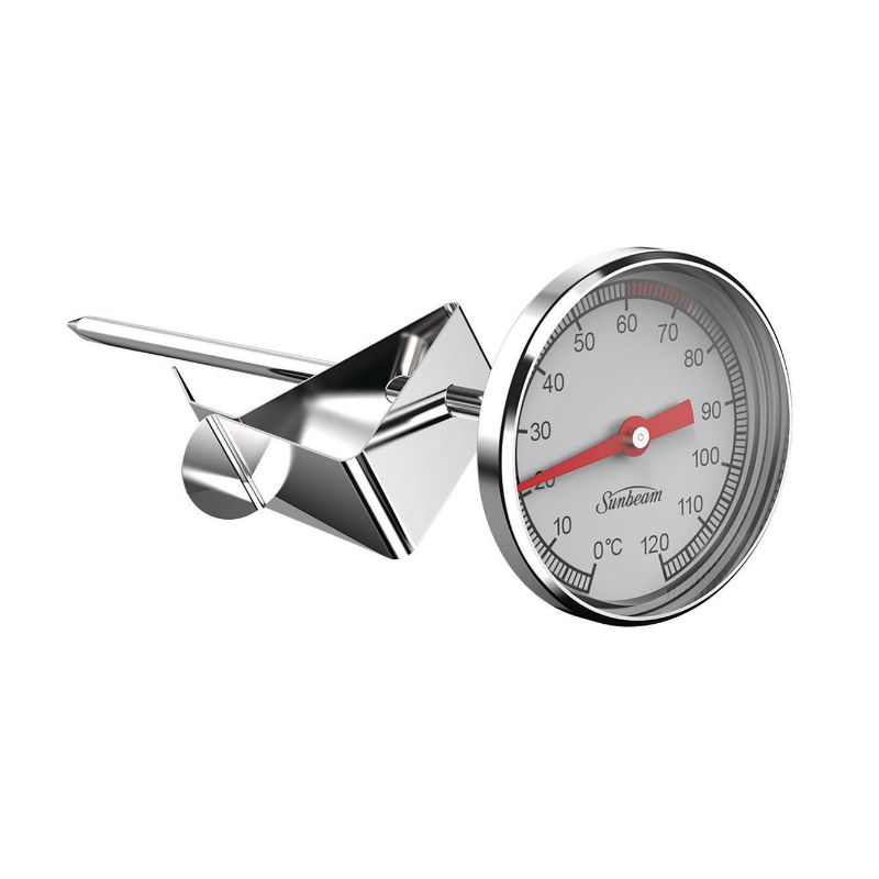 Sunbeam Barista Accessories Kit in sleek grey, includes tools for mastering espresso, milk frothing, and perfect coffee brewing.