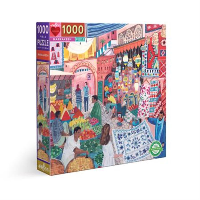 Puzzle - eeBoo Marrakesh Square (1000pcs)