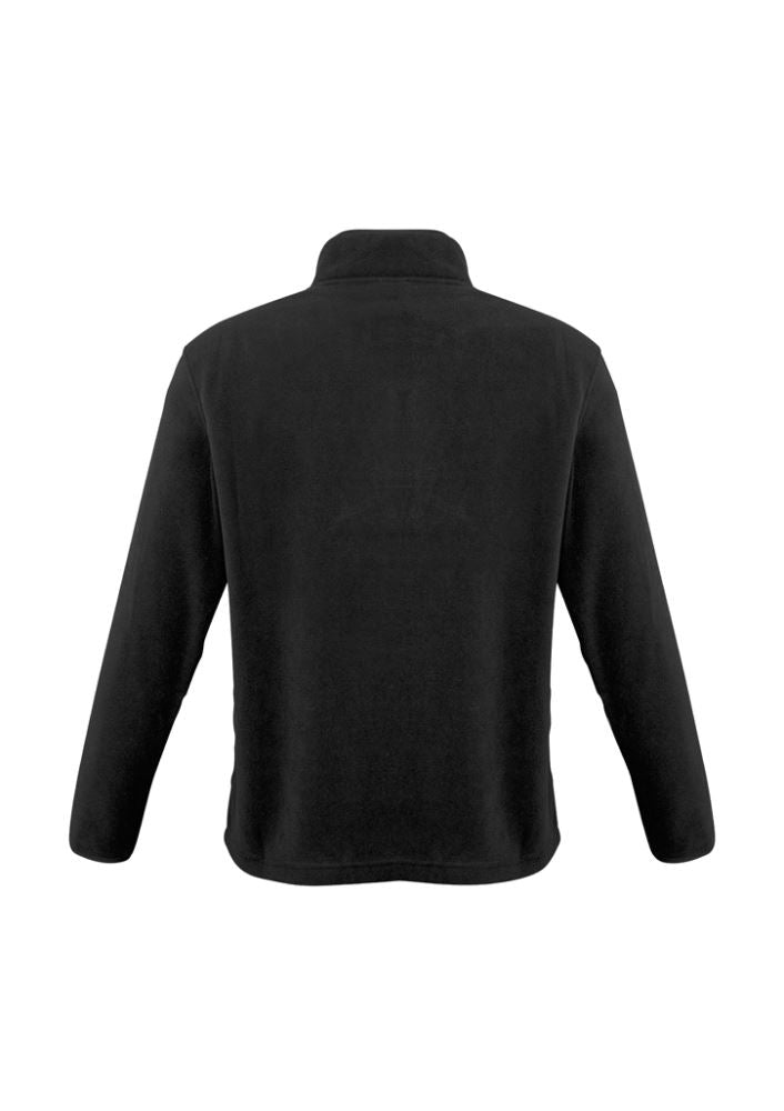 Men's black Trinity 1/2 zip pullover, size 2XL, crafted from cozy micro fleece with concealed pockets and stylish binding trim.
