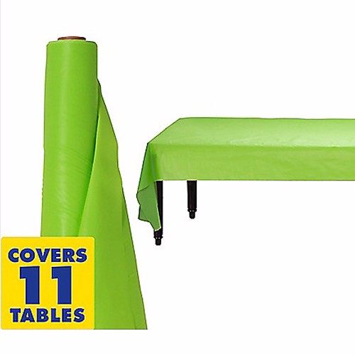 Tablecover Roll Kiwi Lime Green Plastic