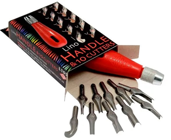 Lino Cutters and Handle Set