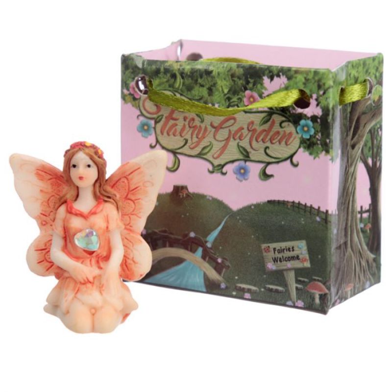 Set of 24 assorted gemstone fairies in mini gift bags, perfect for gifting and adding whimsy to any occasion.